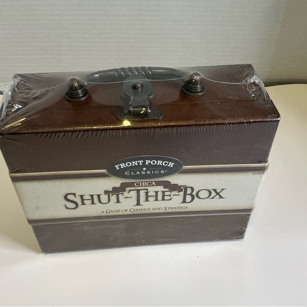 Shut-The-Box Game - Brown